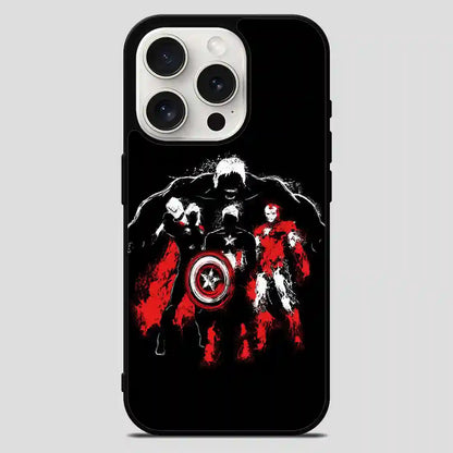 Avenger Painting Watercolor iPhone 15 Pro Max Case