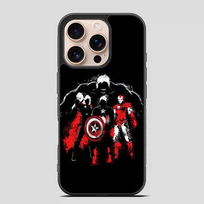 Avenger Painting Watercolor iPhone 16 Pro Case