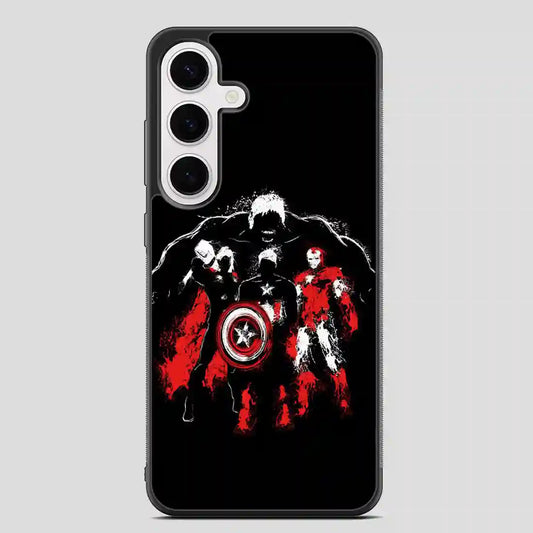 Avenger Painting Watercolor Samsung Galaxy S24 Plus Case