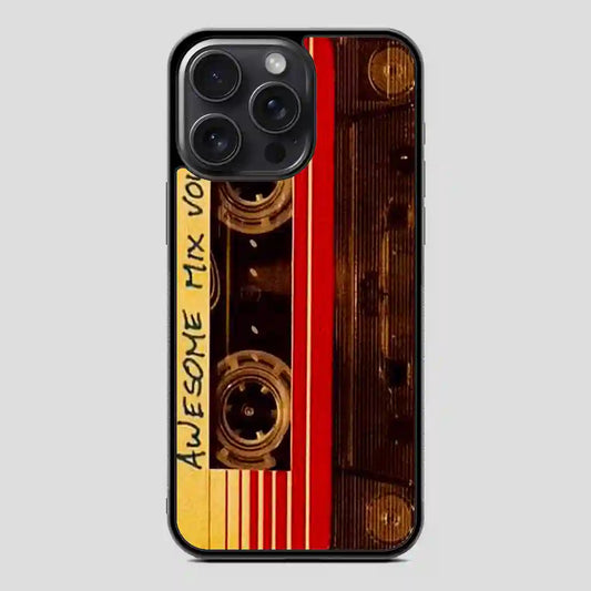 Awesome Mix Vol 1 Soundtrack iPhone 15 Pro Case