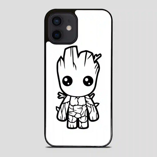 Baby Groot Funny iPhone 12 Mini Case