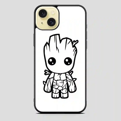 Baby Groot Funny iPhone 15 Plus Case