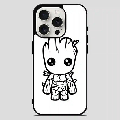 Baby Groot Funny iPhone 15 Pro Max Case