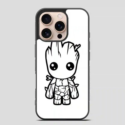 Baby Groot Funny iPhone 16 Pro Case