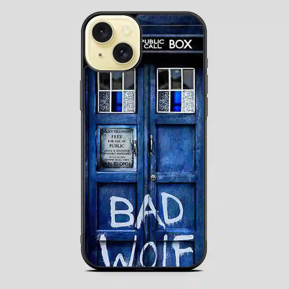 Bad Wolf iPhone 15 Plus Case