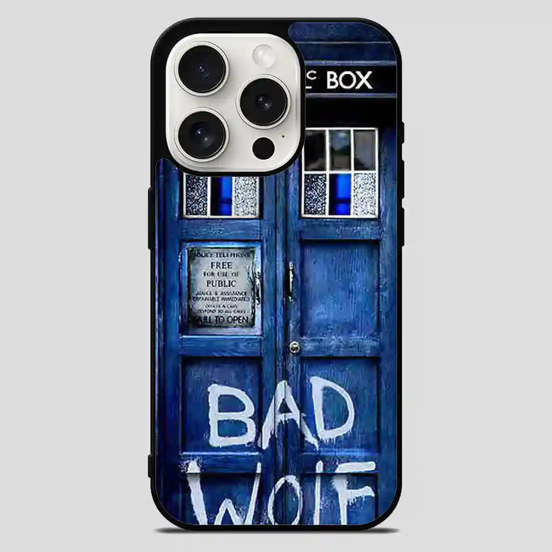 Bad Wolf iPhone 15 Pro Max Case