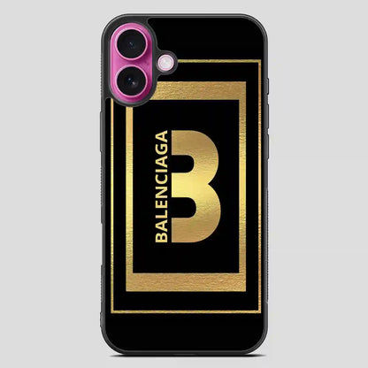 Balenciaga Golden iPhone 16 Plus Case