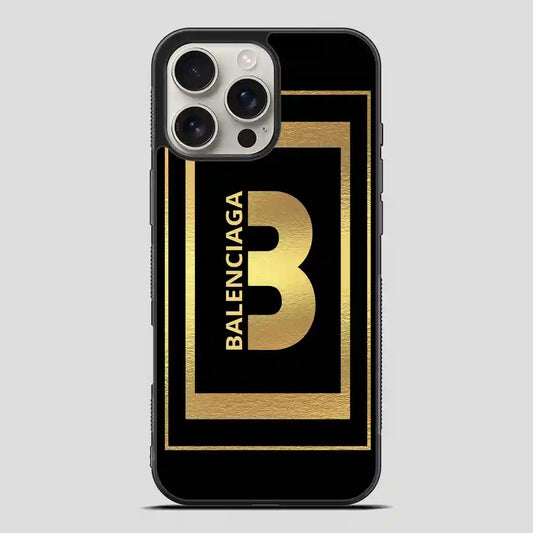 Balenciaga Golden iPhone 16 Pro Max Case