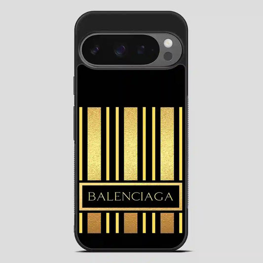 Balenciaga Line Golden Google Pixel 9 Pro Case