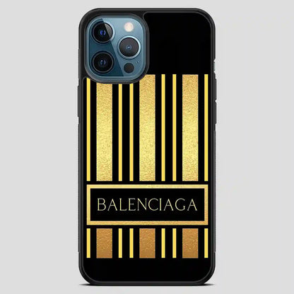 Balenciaga Line Golden iPhone 12 Pro Max Case