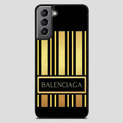 Balenciaga Line Golden Samsung Galaxy S21 FE Case