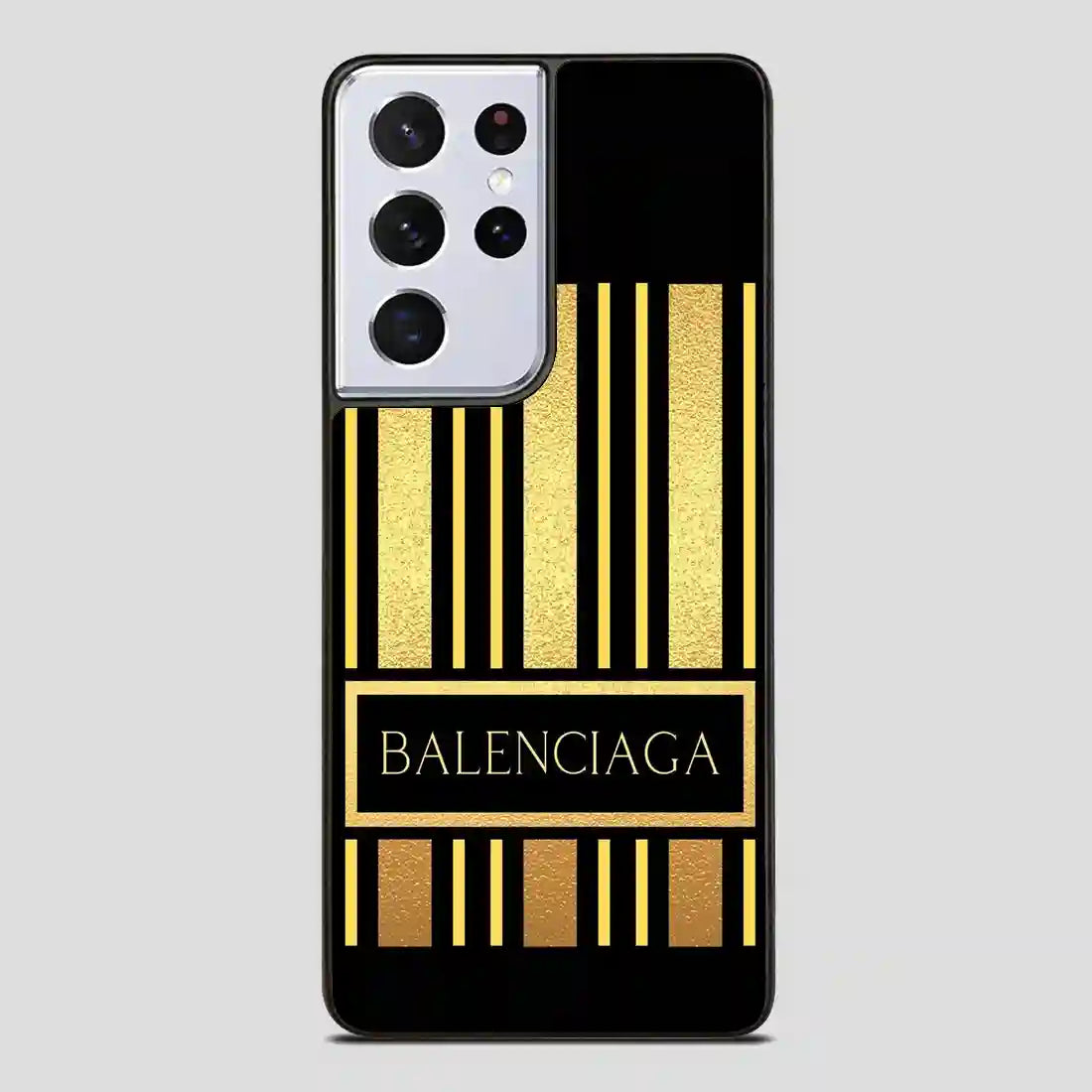 Balenciaga Line Golden Samsung Galaxy S21 Ultra Case