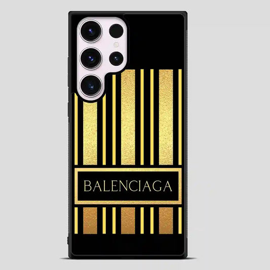 Balenciaga Line Golden Samsung Galaxy S23 Ultra Case