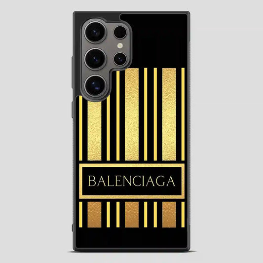 Balenciaga Line Golden Samsung Galaxy S24 Ultra Case