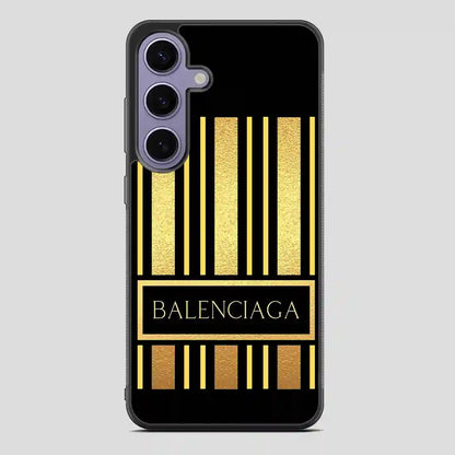 Balenciaga Line Golden Samsung Galaxy S24 Case