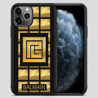 Balmain Paris Golden iPhone 11 Pro Max Case