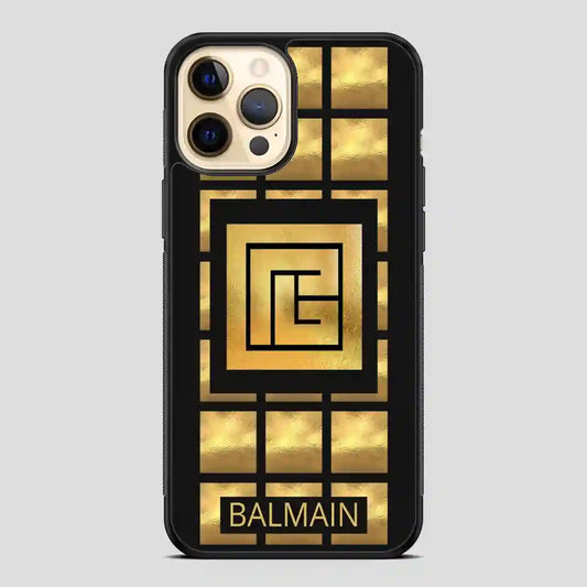 Balmain Paris Golden iPhone 11 Pro Case