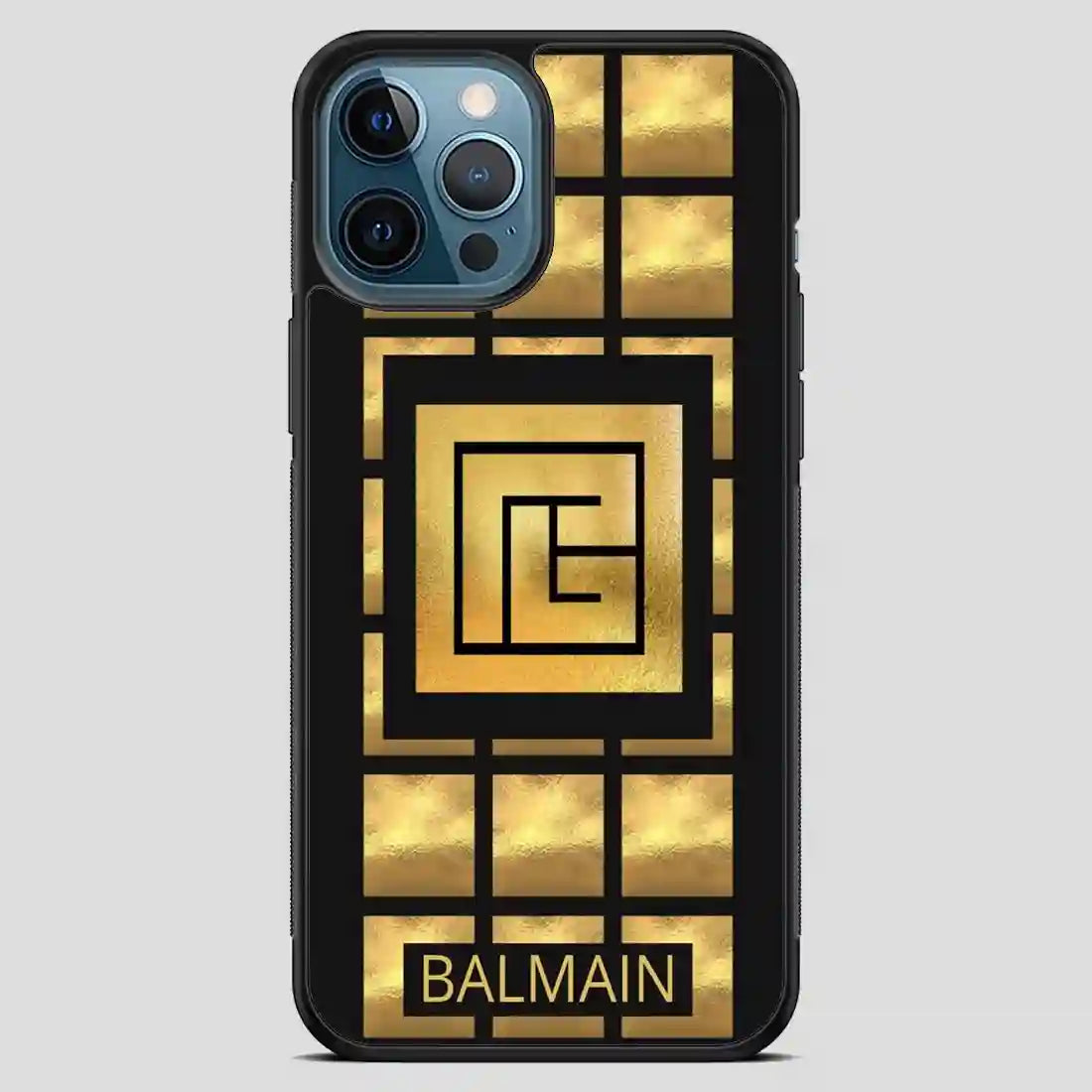 Balmain Paris Golden iPhone 12 Pro Max Case