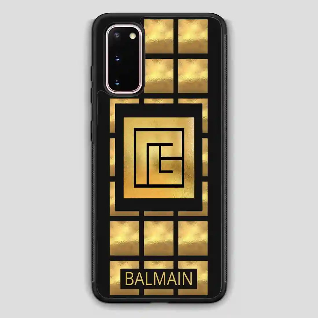 Balmain Paris Golden Samsung Galaxy S20 Case