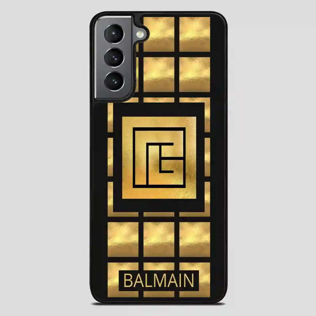 Balmain Paris Golden Samsung Galaxy S21 FE Case