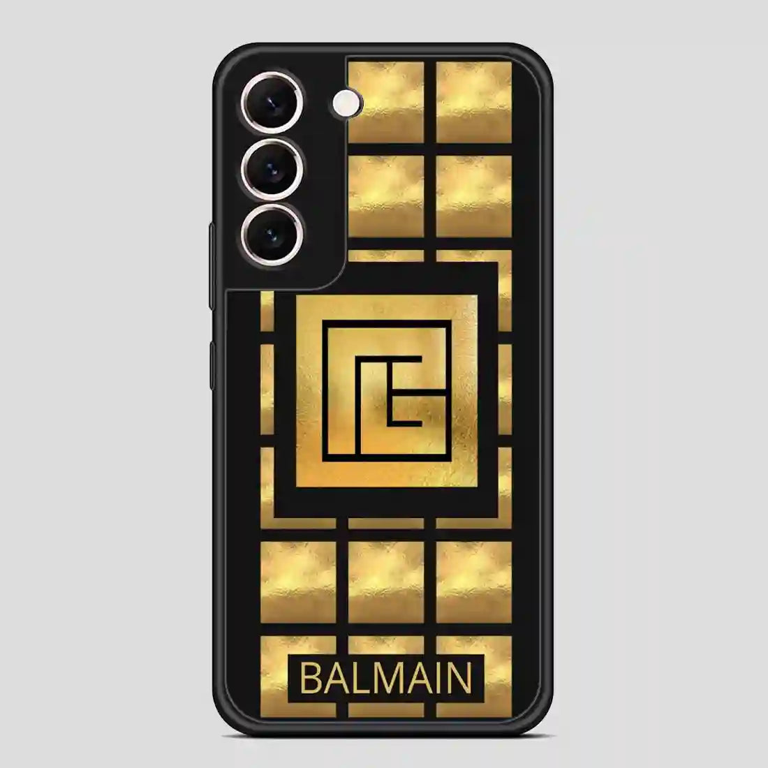 Balmain Paris Golden Samsung Galaxy S22 Case