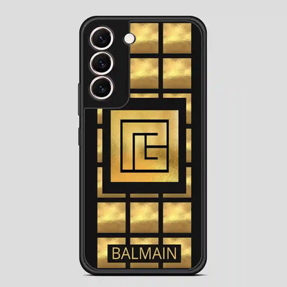 Balmain Paris Golden Samsung Galaxy S22 Case