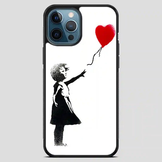 Banksy Balloon Girl iPhone 12 Pro Max Case