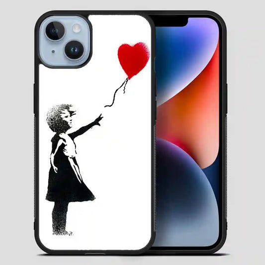 Banksy Balloon Girl iPhone 14 Plus Case