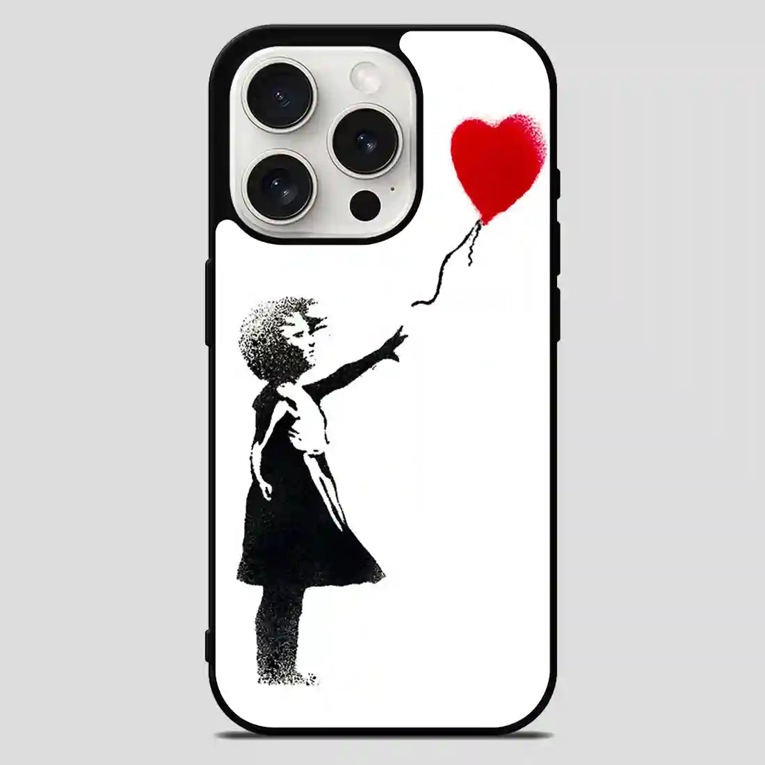 Banksy Balloon Girl iPhone 15 Pro Max Case