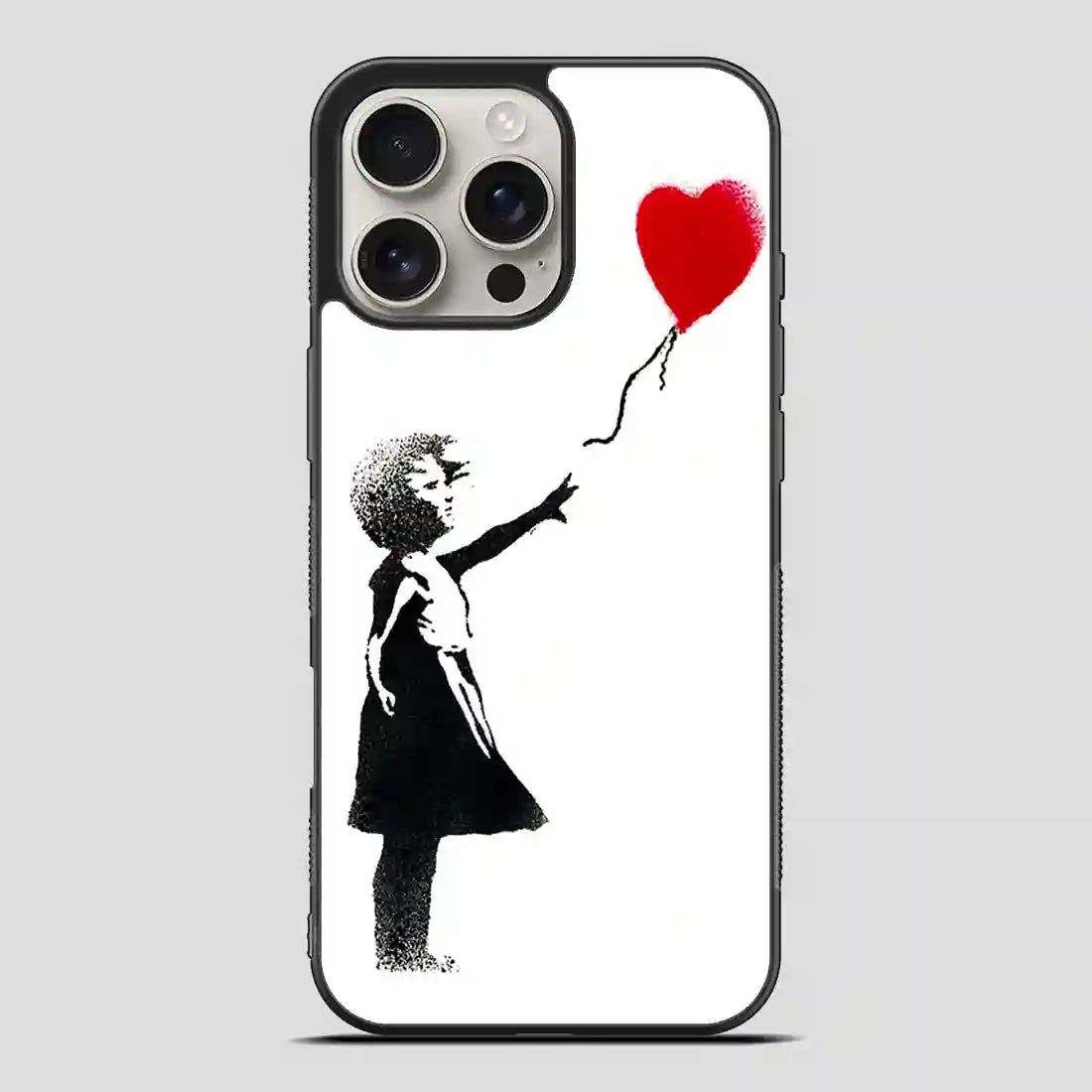 Banksy Balloon Girl iPhone 16 Pro Max Case