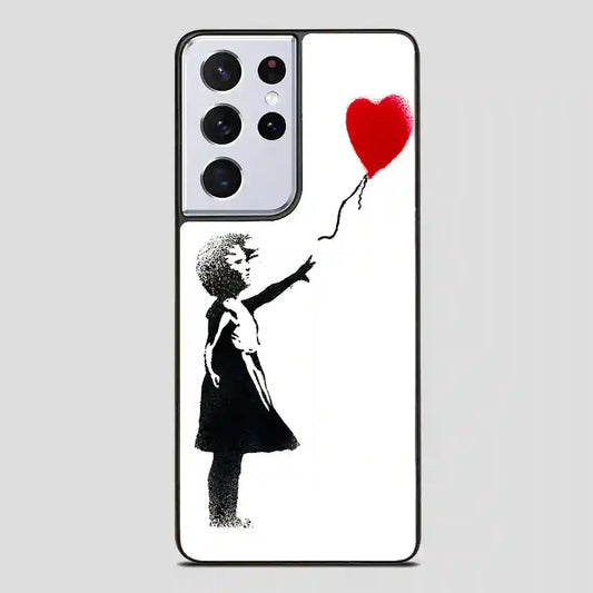 Banksy Balloon Girl Samsung Galaxy S21 Ultra Case