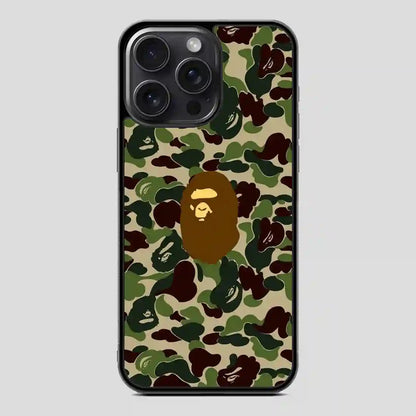 Bape Army iPhone 15 Pro Case