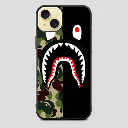 Bape Shark Black iPhone 15 Plus Case