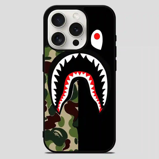 Bape Shark Black iPhone 15 Pro Max Case