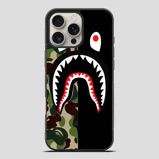 Bape Shark Black iPhone 16 Pro Max Case