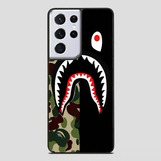 Bape Shark Black Samsung Galaxy S21 Ultra Case