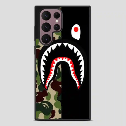 Bape Shark Black Samsung Galaxy S22 Ultra Case