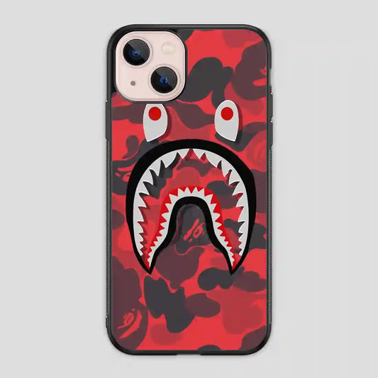 Bape Shark Red iPhone 13 Mini Case