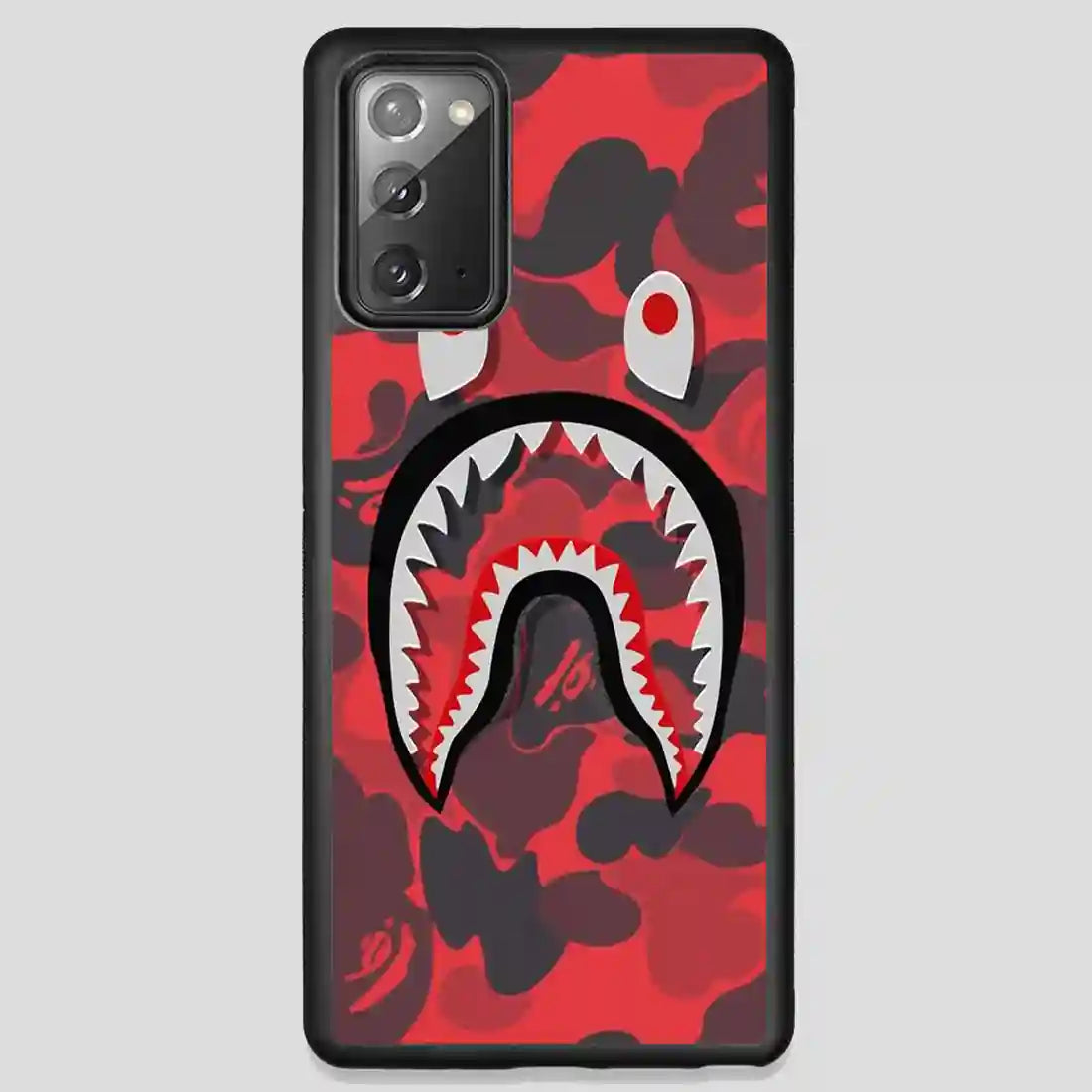 Bape Shark Red Samsung Galaxy Note 20 Case