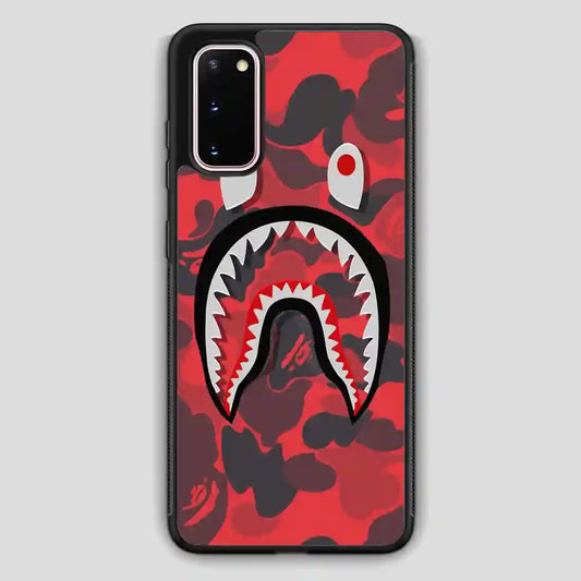 Bape Shark Red Samsung Galaxy S20 Case