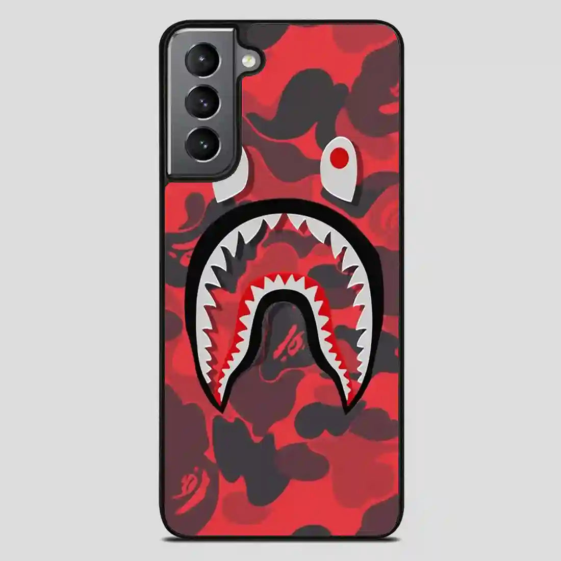 Bape Shark Red Samsung Galaxy S21 FE Case