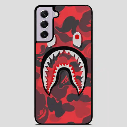 Bape Shark Red Samsung Galaxy S21 Case