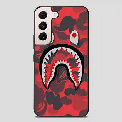 Bape Shark Red Samsung Galaxy S22 FE Case