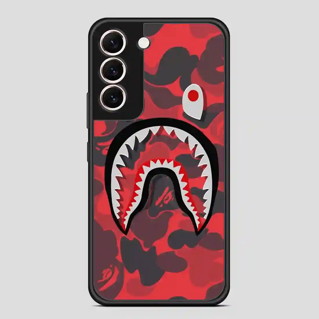 Bape Shark Red Samsung Galaxy S22 Case