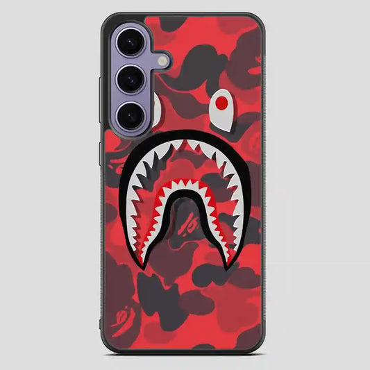 Bape Shark Red Samsung Galaxy S23 FE Case