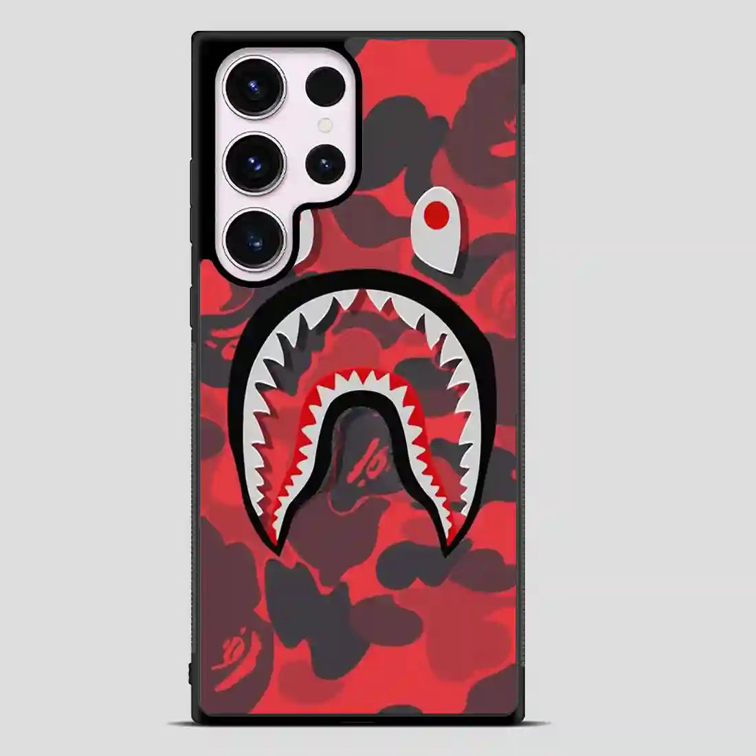 Bape Shark Red Samsung Galaxy S23 Ultra Case