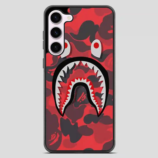 Bape Shark Red Samsung Galaxy S23 Case