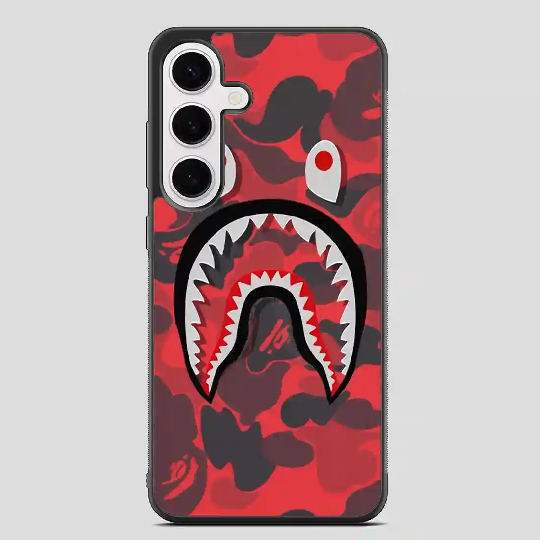 Bape Shark Red Samsung Galaxy S24 FE Case