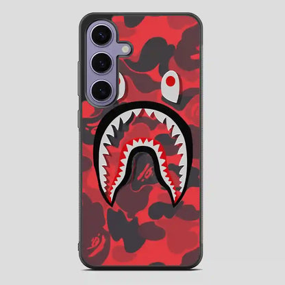 Bape Shark Red Samsung Galaxy S24 Case