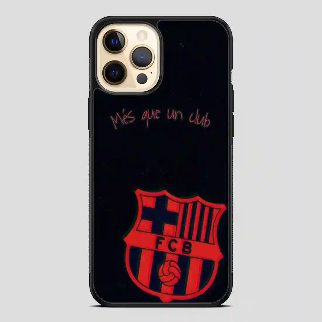 Barcelona Football Clubmes Que Un Club iPhone 12 Pro Case